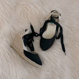 Gaimo Lace Up Espadrille Wedges